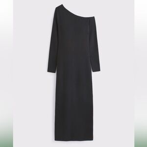 NWT Abercrombie & Fitch One Shoulder Maxi Sweater Dress